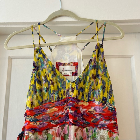 NWT Anthropologie Malibu floral maxi dress - Picture 5 of 6